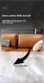 โซฟารูปตัวแอล โซฟา​In genuine leather sofa  living room Italian style. 