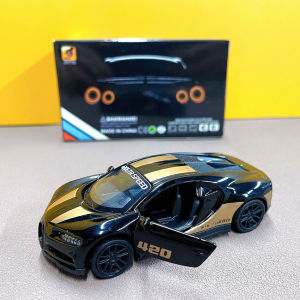 Diecast Mobil Ferrari GTR Toyota Skala 1:43 Alloy Metal Pullback Miniatur Diecast Mobil Bugatti Porsche Mainan Anak Hadiah & Kado