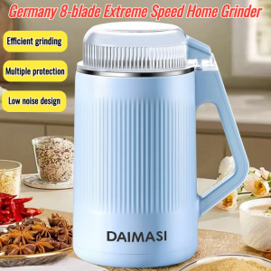 Germany grinder machine precision 8-blade extreme speed home grinder Kitchen Food Grinding Milling Machine space-saving for offee beans and nuts mixture machine