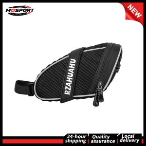 【Free Shipping】 Bike Tail Bag Waterproof 1L Reflective Saddle Bag for Cycling Enthusiasts