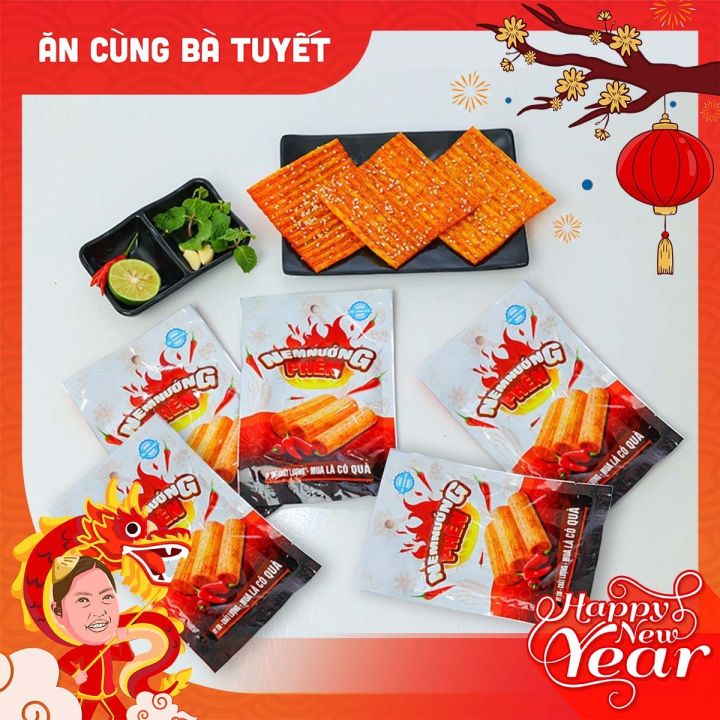 Combo 30 Nem Nướng Phên B.T làm từ bột mì - ĂN CÙNG BÀ TUYẾT mua 30 ...