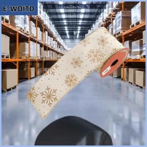 【E-WOITD】 ปั๊มร้อนริบบิ้นคริสต์มาส3เมตรแบบทำมือห้องบ้านต้นคริสต์มาสตกแต่งเค้กช่อดอกไม้ของขวัญของตกแต่ง2026ปีใหม่นาวิแดด