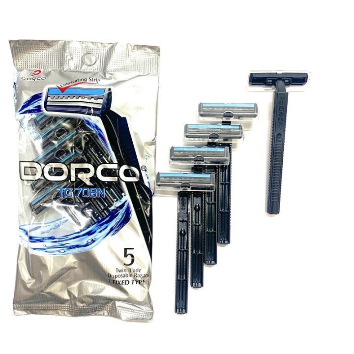 [LSC] Dorco Razor TG708N (5 pcs) | Lazada PH