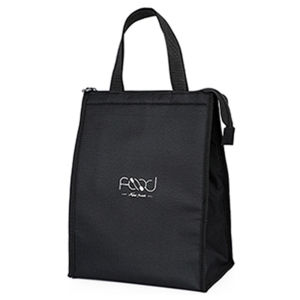 DELWINS Black Travel Handbags Hand Zip Food Storage Box Thermal Insulated Lunch Bags Cooler Bags Picnic Bag Food Tote