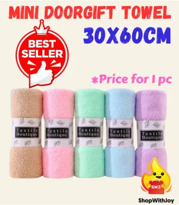 【ShopWithJoy】Tuala Wedding Present Birthday Doorgift Sapu Tangan Kenduri Towel Goodies Tuala Muka Hadiah Kahwin 30*60cm