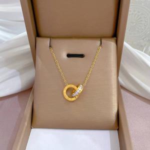Elegant Necklace Roman Numerals Pendant Necklace For Woman Jewelry