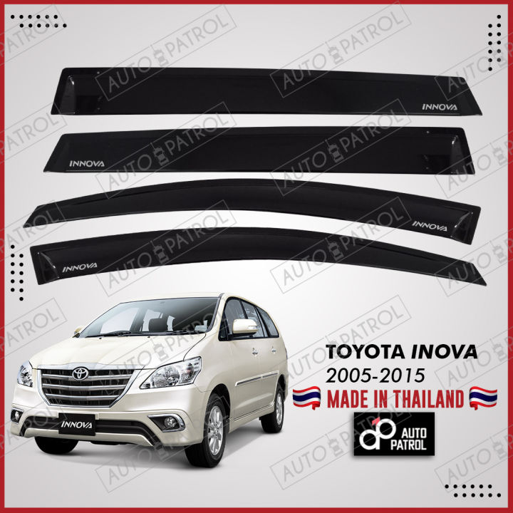 Toyota Innova 2005-2015 Black Type Rain Guard Window Visor Made In ...