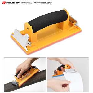 REVO Handheld Sandpaper Sheet Frame Holder