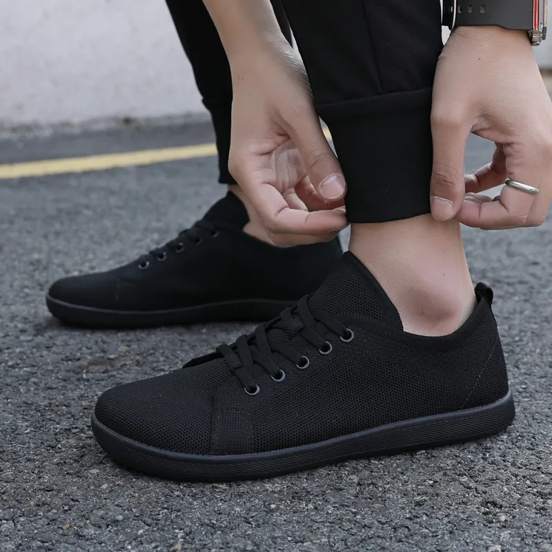 Men's Minimalist Barefoot Sneakers Wide Fit Zero Drop Sole Optimal
