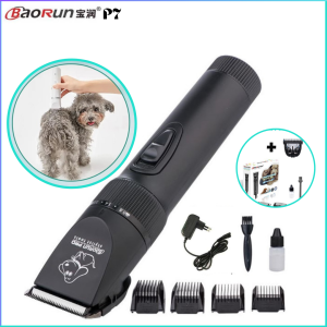 COD CEPAT BaoRun Alat Cukur Elektrik Bulu Binatang Anjing Kucing Kambing Domba Listrik Pet Dog Clipper P7 / Mesin Cukur Hewan Domba Garut Di Cas Multifungsi Pencukur Serbaguna - HITAM