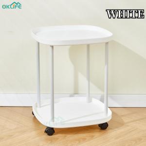 [OKLIFE. SG]Simple Cream Style Small Unit Storage Bedroom Mahjong Table Arod Small Side Table Coffee Table Bedside table