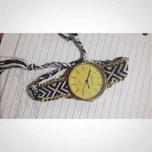 Jam tangan Wanita Fashion Rajut L049 tali Rajut analog