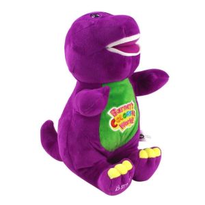 30cm Anime Barney Plush Toy Singing Friends Dinosaur Barney I Love You Doll Toy Christmas Gift For Children