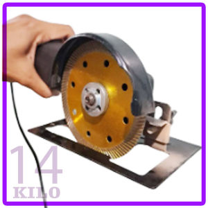 1pcs Mata Gerinda Potong Keramik Granit Pisau Bobok Tembok 4 " + 1 set dudukan circular