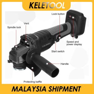 15000Mah Lithium-Ion Battery Electric Grinder Cordless Angle Grinder Cutting Machine Power Tool for Makita 18V Battery