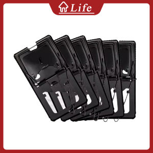Iron Mouse Trap Large Mouse Trap Plate Clip Reusable Trap Household Black Metal Mouse TrapSpring Clip for Mouse and Pest Resistant
