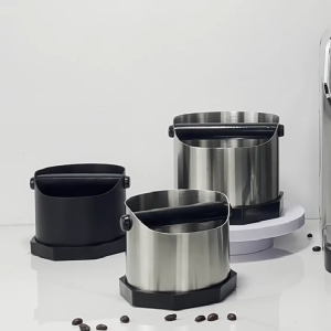 ถังกากกาแฟพื้นกันลื่นและบาร์เคลือบยางสำหรับบำรุงรักษาเครื่องทำเอสเพรสโซ่ในร้านกาแฟ