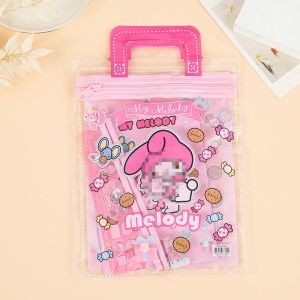 Gratis Ongkir - Set Mini Pouch Bag Karakter / Set Alat Tulis 6 in 1 / Hampers Souvenir Birthday Anak