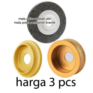 Mata Pinggul Bevel Granit Bullnose Emas 10mm roda Gerinda Diamond