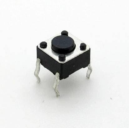 5pcs Push Button 6x6x4.3 4pin Tactile Momentary Switch Tombol Reset sakelar