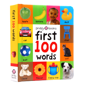 Milu First 100 Words Board Book English Vocabulary Dictionary for Babys Enlightenment Reading