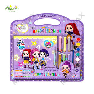 【SG Ready Stock】Kids DIY Glitter Painting Art Craft Kit★Portable Handle Case with Color Sand✅Sand Art✅Creative Gift for Girls/Boys 3+✅Fast Local Delivery✅