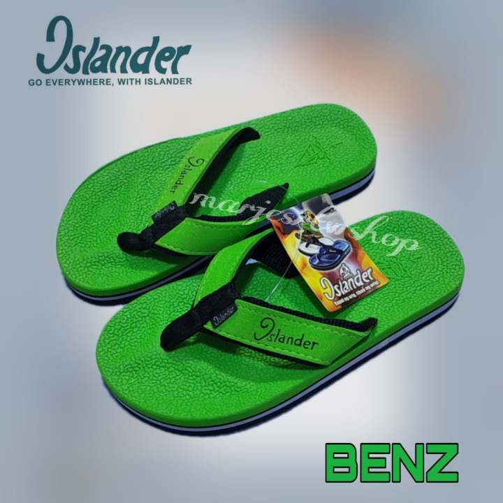 Islander Slippers for kids BENZ Green Lazada PH