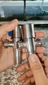 304 Stainless Steel Angle Valve 1/2" One Way Two Way for Toilet Bidet Faucet Leak-Proof