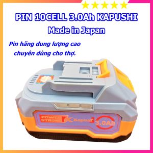 Pin 10 cell 3000mah thương hiệu Kapusi Nhật Bản mạch 8 mosfet chân pin phổ thông phù hợp tất cả các loại máy