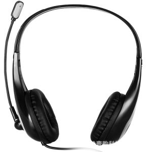 Factory Direct Head-mounted USB Headset for Online Classes Wired Microphone English Review Lightweight Stereo