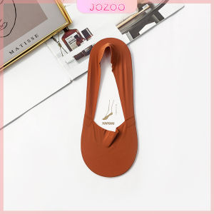 Jozoo Womens Silicone Non-Slip Invisible Cotton Socks Socks Sweet Thin Socks Ice Silk Boat Socks