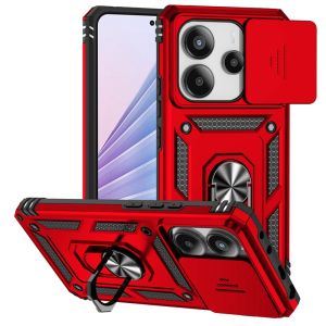 For Xiaomi Redmi note 14 4G Case Armor Shockproof Magne Ring Stand Holder Case For Redmy Note14 4G Lens Cover
