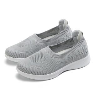 FOKU Sepatu Slip On Wanita Lembut Sepatu Sneakers Wanita Kasual Sepatu Wanita Terbaru