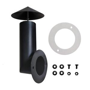 Chống mòn tiện ích ống khói và nắp Bộ dụng cụ Vỉ nướng bằng thép không gỉ hun khói Stack ống khói Phụ kiện Lưu thông không khí