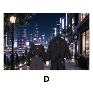 【Valentine’s Collection】4R Couple 3D Wooden Frame Matte Photo FREE Design Preview Housewarming Farewell Anniversary Birthday Gift
