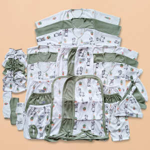 36 PCS Paket Hemat Terkomplit Baju Bayi Baru Lahir Paket Hemat Brojol Baby Paket Komplit Bayi Baru Lahir POKA SNI Serian SAGE ZPH16