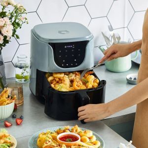 RUMii 🏠 Bear smart Air Fryer 5L Visual fryer large capacity Oven Deep Fryer Digital Touch Screen Easy Oil-Free Healthy cooking