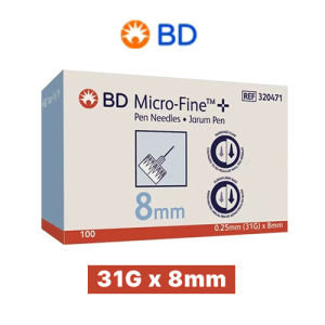 BD Insulin Pen Needles 100pcs/Box 32G 4mm / 31G 5mm / 32G 6mm / 31G 8mm