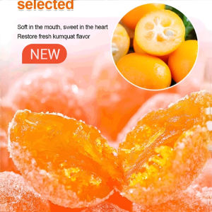 Dried Licorice Kumquat Sweet And Sour Delicious Rich In Vitamin C  Relieving Cough And Reducing Phlegm Preserved Fruit 化痰止咳冰糖甘草金桔干