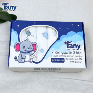 FANY - KHĂN HỘP GẠC IN 2 LỚP 32 X 32 CM