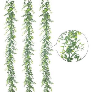 1.8M Daun Rambat Daun Palsu Daun Plastik Daun Artificial Daun Sulur Daun Dekorasi Rumah Harga Murah