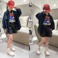 Giày bốt cho bé gái - Bốt ngắn cổ thấp trẻ em học sinh nữ tiểu trung học 6 7 8 9 10 11 12 Tuổi màu trắng cột dây khóa khéo năng động cá tính NHÍM SHOP GC68. 