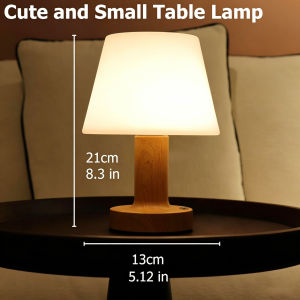 Mushroom Lamp Portable Wireless Touch Dimmable Rechargeable Table Lamp Bedroom Decoration Night Light for Living Room Outdoor Patio