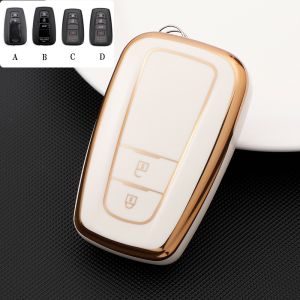 Toyota 2/3/4 ปุ ่ มTPUกุญแจรถรีโมทสําหรับToyota Camry/RAV4/C-HR/Corolla/Prius/Prado/Altis/Corolla Cross Key Coverอุปกรณ ์ เสริม