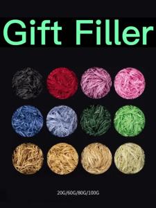 Reusable Vacuum Shredded Paper Gift Wrapping Crinkled 20g/100g Colorful Fillers for Baskets & Gift es Same Day Shipment 100g Wholesale COD