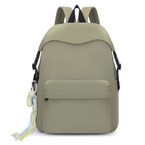 New stylish solid color simple large-capacity travel backpack lightweight comfortable multifunctional casual backpack