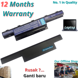 Baterai Laptop Acer Aspire 4738 4738Z 4738G 4739 4750 4750 Z4750G 4752 4752Z 4752G 4755 4755G 4743G 4743Z 4743ZG 4741 4741Z 4741G E1-471 E1-471G 4349 Acer TravelMate P643M Notebook battery