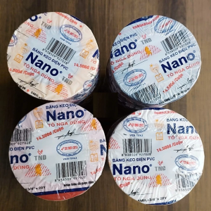 SET 05 CUỘN BĂNG KEO ĐIỆN MÀU ĐEN 20 YARD 10 YARD BĂNG KEO CÁCH ĐIỆN ĐEN TÔ NGA DŨNG CHÍNH HÃNG