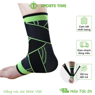 Đai cổ chân băng cuốn chân thoáng khí thoải mái - Bó gót chân bóng đá thể thao tập gym