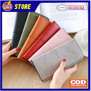 [Flashsale]  Dompet Wanita Style Korea Dompet Simple Elegant Dompet Polos Dompet Lipat AF0014